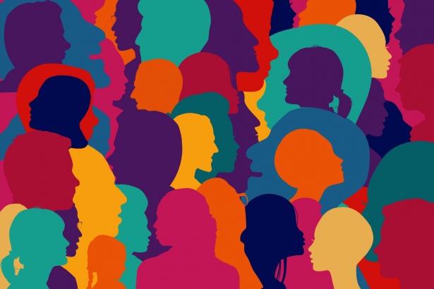 Diversity colorful graphic